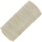 Linhasita Waxed Flat Yarn Spool for Macramé, 1.4 mm - Beige (05), 167 m