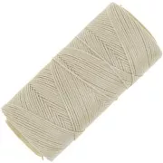 Linhasita Waxed Flat Yarn Spool for Macramé, 1.4 mm - Beige (05), 167 m