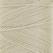 Linhasita Waxed Flat Yarn Spool for Macramé, 1.4 mm - Beige (05), 167 m