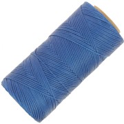 Linhasita Waxed Flat Yarn Spool for Macramé, 1.4 mm - Blue (692) x 167 m