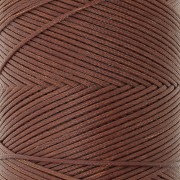Linhasita Waxed Flat Yarn Spool for Macramé, 1.4 mm - Brown (631), 167 m