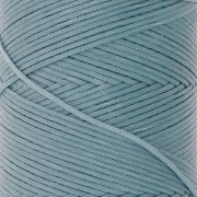 Linhasita Waxed Flat Yarn Spool for Macramé, 1.4 mm - Blue-Gray (549) x 167 m