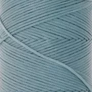 Linhasita Waxed Flat Yarn Spool for Macramé, 1.4 mm - Blue-Gray (549) x 167 m