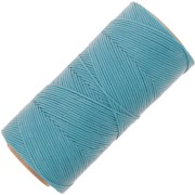 Linhasita Waxed Flat Yarn Spool for Macramé, 1.4 mm - Turquoise (229) x 167 m