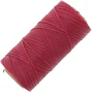 Linhasita Waxed Flat Yarn Spool for Macramé, 1.4 mm - Red (233) x 167 m