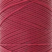 Linhasita Waxed Flat Yarn Spool for Macramé, 1.4 mm - Red (233) x 167 m