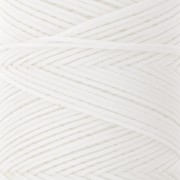 Linhasita Waxed Flat Yarn Spool for Macramé, 1.4 mm - Natural, 167 m