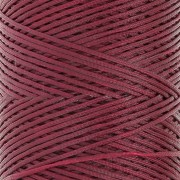 Linhasita Waxed Flat Yarn Spool for Macramé, 1.4 mm - Burgundy (60) x 167 m