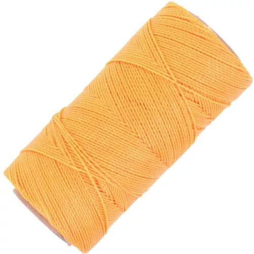 1mm Linhasita waxed thread spool for micro macramé - Safran (274) x168m