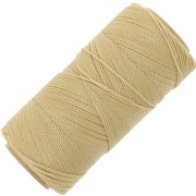 1mm Linhasita waxed thread spool for micro macramé - Chamois (315) x168m|raw }}