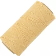 Linhasita waxed thread spool for micro macramé 0.75 mm - Peach (219) x228m