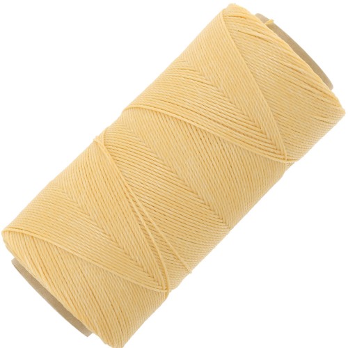 Linhasita waxed thread spool for micro macramé 0.75 mm - Peach (219) x228m
