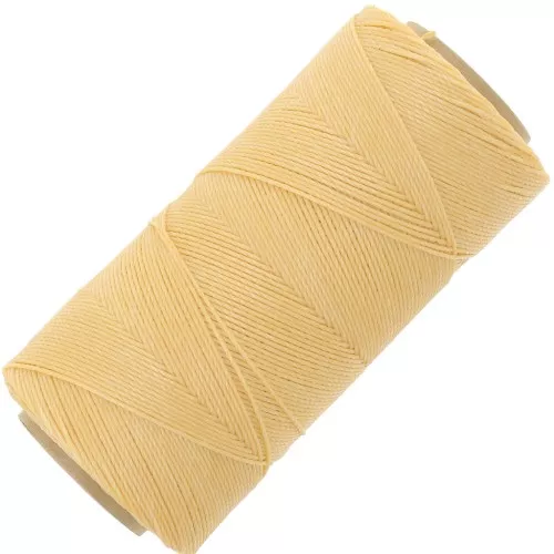Linhasita waxed thread spool for micro macramé 0.75 mm - Peach (219) x228m