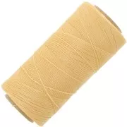 0.5mm Linhasita waxed thread spool for micro macramé - Peach (219) x335m