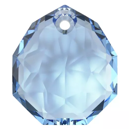 16mm PureCrystal 6436 Majestic Pendant - Reinvented Cool Blue x1