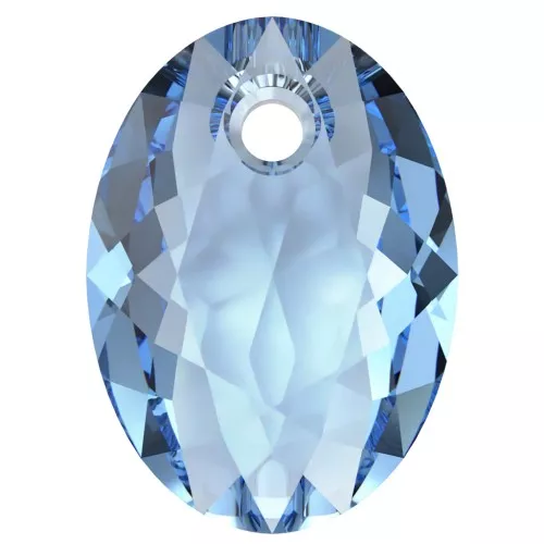 11.5mm PureCrystal 6438 Elliptic Cut Pendant - Reinvented Cool Blue x1