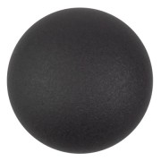 25mm Round glass cabochon by Puca® - Dark Grey Light Mat x1