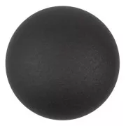 25mm Round glass cabochon by Puca® - Dark Grey Light Mat x1