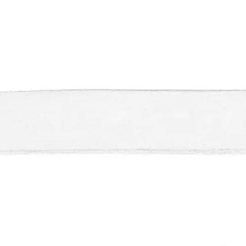 Leather lace 10mm White x30cm