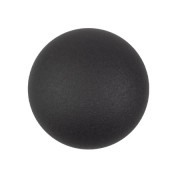 18mm Round glass cabochon by Puca® - Dark Grey Light Mat x1