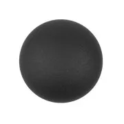 18mm Round glass cabochon by Puca® - Dark Grey Light Mat x1