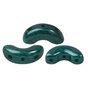 5x10mm Arcos® by Puca® - Green Forest Metallic Mat x10g