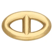 17.5x11 mm Nautical Link Spacer - Gold-Plated 304L Stainless Steel x1