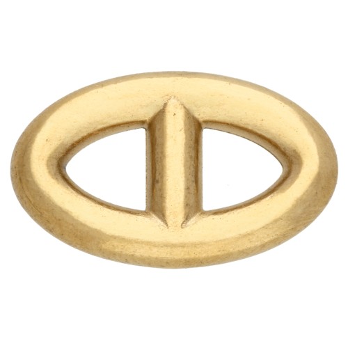 17.5x11 mm Nautical Link Spacer - Gold-Plated 304L Stainless Steel x1
