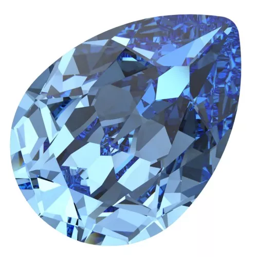 14x10mm Cabochon PureCrystal 4320 - Reinvented Cool Blue x1