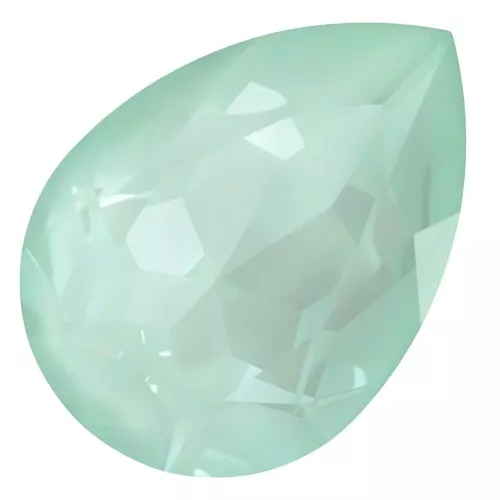 14x10mm Cabochon PureCrystal 4320 - Crystal Soft Mint Ignite x1