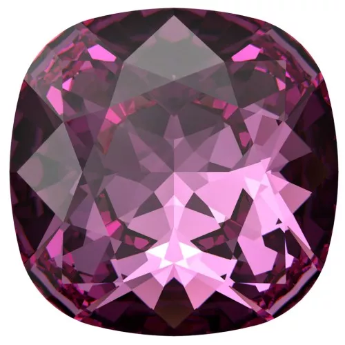 12mm PureCrystal 4470 Cabochon - Dark Rose x1