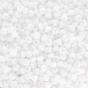 Preciosa Seed beads 9/0 2.5 mm - White opaque x250g
