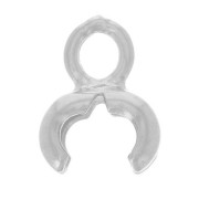 925 Sterling Silver End cap for 2mm and 3 mm ball chain x1|raw }}