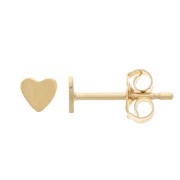 3.5mm Mini Heart Earrings - Gold Filled x2|raw }}