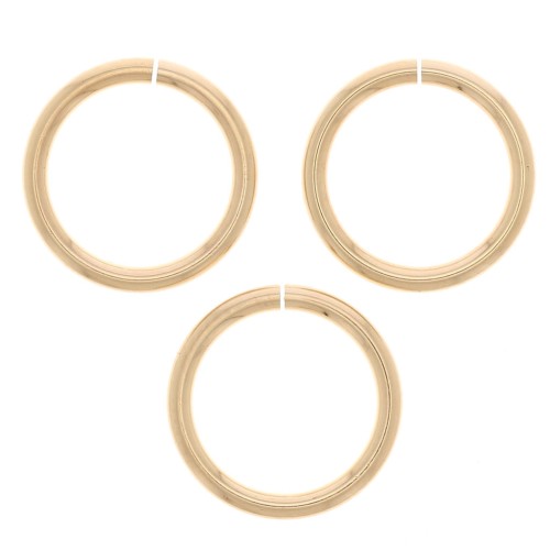 9x1mm jump rings open - Gold filled x5