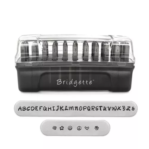 3mm Punches ImpressArt Signature for steel - Alphabet Majuscules BRIDGETTE x33