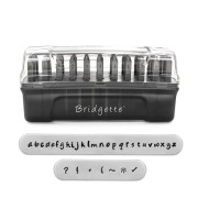 3mm ImpressArt Punches Signature for steel - Alphabet Minuscule Bridgette x33|raw }}