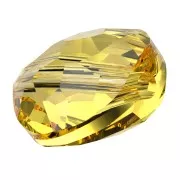 8mm Thin Round  PureCrystal 5034 Round - Light Topaz x1