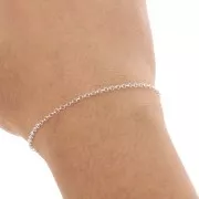 Round links chain 1.8mm 925 Sterling Silver x1m