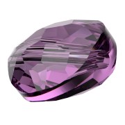 8mm Thin Round  PureCrystal 5034 Round - Amethyst x1