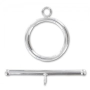 925 Sterling Silver Toggle clasp 22mm x1|raw }}