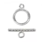 925 Sterling Silver Toggle clasp 15mm x1