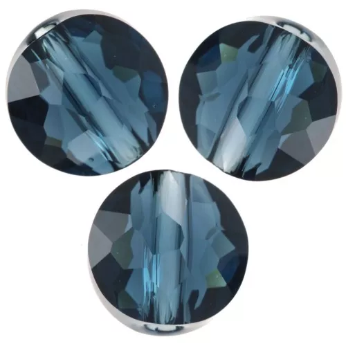 6mm Round beads - Thin Round PureCrystal 5034 - Montana x6