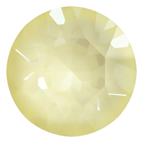 8mm Cabochon PureCrystal 1088 - Crystal Soft Yellow Ignite x1
