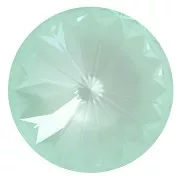 12mm Cabochon PureCrystal 1122 Rivoli - Crystal Soft Mint Ignite x1