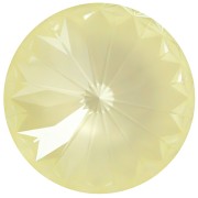 14mm Cabochon PureCrystal 1122 Rivoli - Crystal Soft Yellow Ignite x1|raw }}