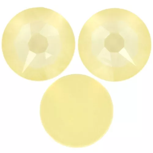 3mm PureCrystal STICK-ON RHINESTONES - Crystal Soft Yellow Ignite x36