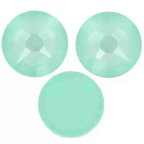 4mm PureCrystal stick-on rhinestones - Crystal Soft Mint Ignite x36