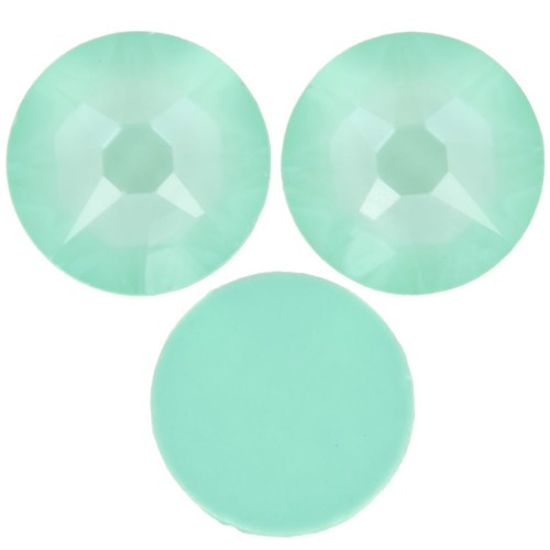 6mm PureCrystal 2088 stick-on Crystal rhinestones - Crystal Soft Mint Ignite x10