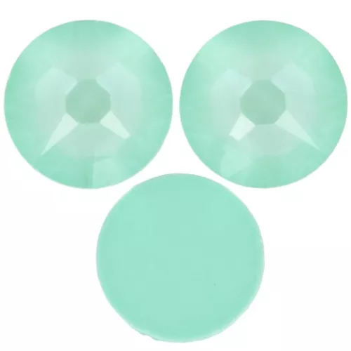 6mm PureCrystal 2088 stick-on Crystal rhinestones - Crystal Soft Mint Ignite x10
